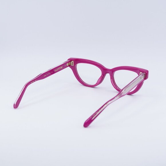Valentino V-ESSENTIAL II VLX-124C Eyeglasses Pink 50mm Cat Eye Frame - Picture 5 of 9